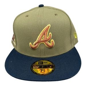 New Era Atlanta‎ Braves 2000 All Star Side Patch 59FIFTY Fitted Hat 7-3/4”